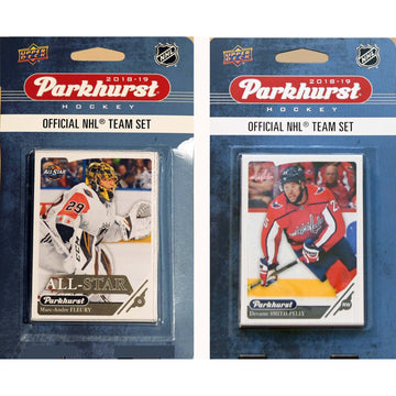 Nhl Washington Capitals 2018-19 Parkhurst Team Set And An All-Star Set