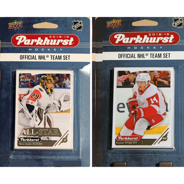 Nhl Detroit Red Wings 2018-19 Parkhurst Team Set And An All-Star Set