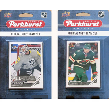 Nhl Minnesota Wild 2018-19 Parkhurst Team Set And An All-Star Set