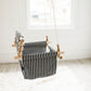 Indoor High Back Baby & Toddler Swing-Classic Black White Stripe