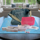 American Mahjong Set 166 Tiles - Mahjong Bundle - Blue & Tan Bag Midnight Mat
