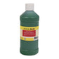 School Smart Washable Finger Paint, Green, 1 Pint