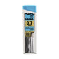 Pentel Super Hi-Polymer Lead Refill, 0.7 Mm Medium Hb, Pack Of 12 Tubes