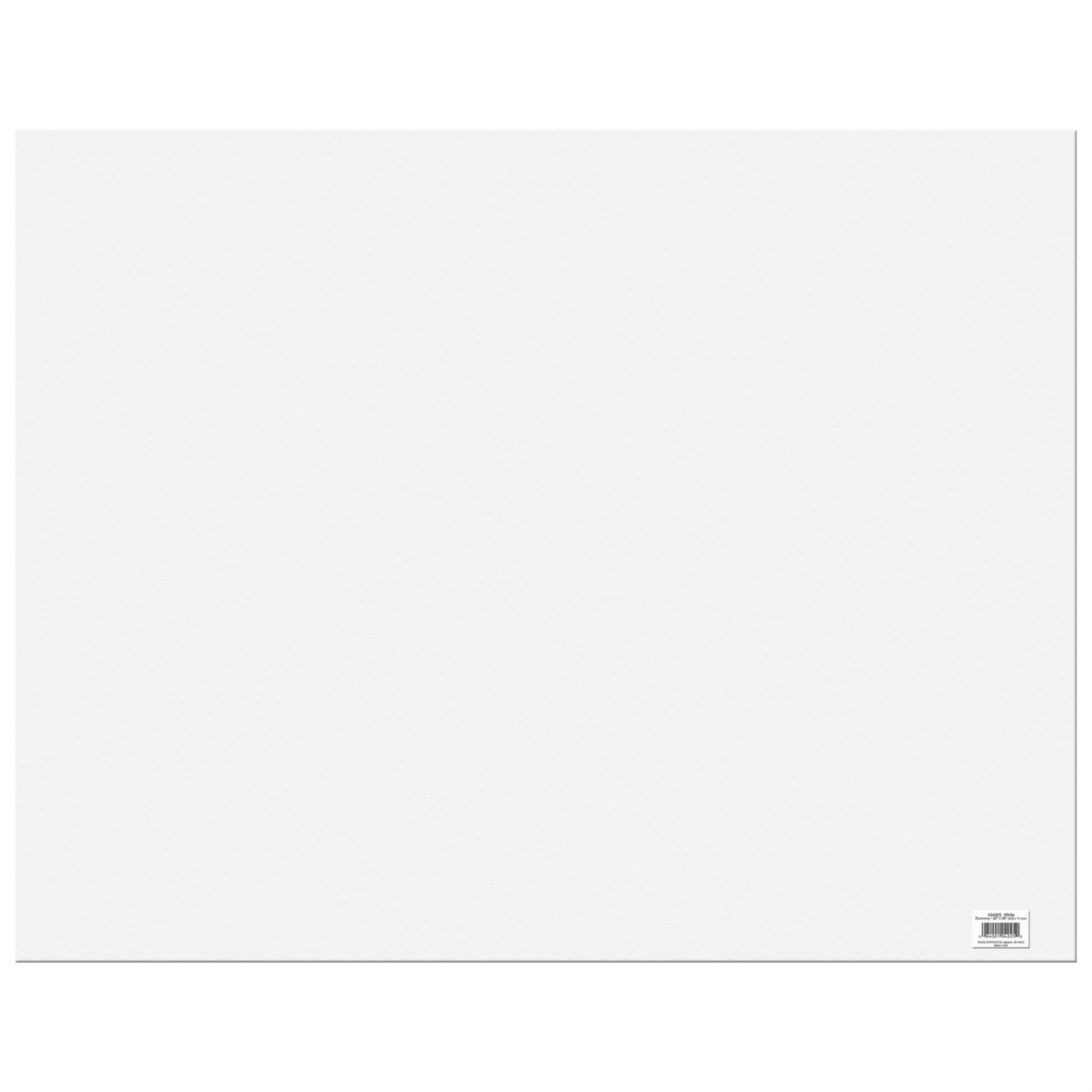Pacon Economy Poster Board, 22 X 28 Inches, White, Pack Of 100