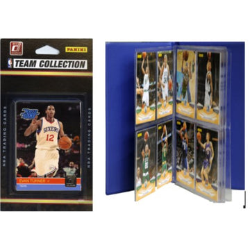 Nba Philadelphia 76Ers Licensed 2010-11 Donruss Team Set Plus Storage Album