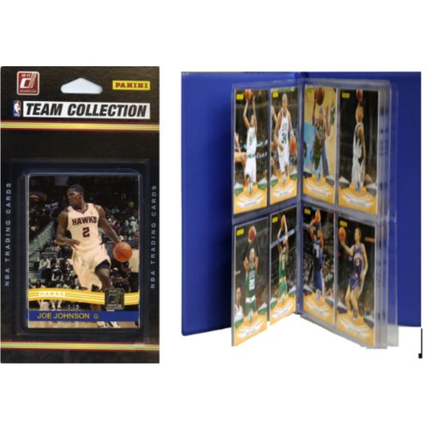 Nba Atlanta Hawks Licensed 2010-11 Donruss Team Set Plus Storage Album