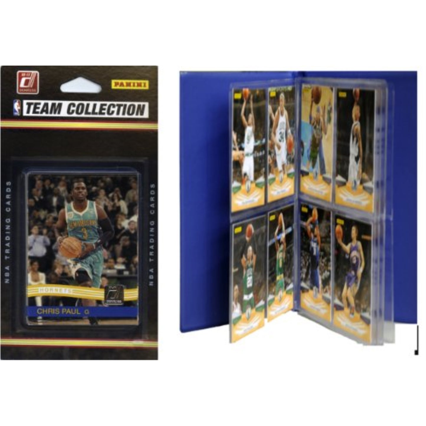 Nba New Orleans Hornets Licensed 2010-11 Donruss Team Set Plus Storage Album