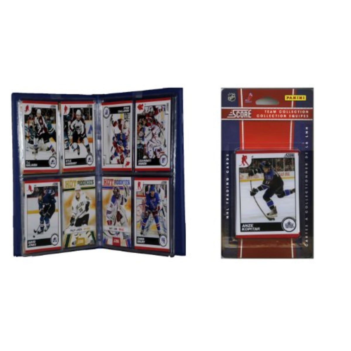NHL Los Angeles Kings Licensed 2010 Score Team Set and Storage Album