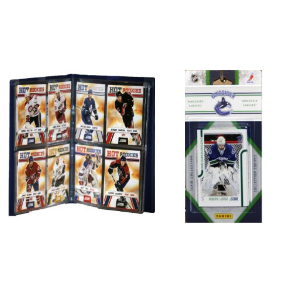NHL Vancouver Canucks Licensed 2011 Score Team Set and Storage Album