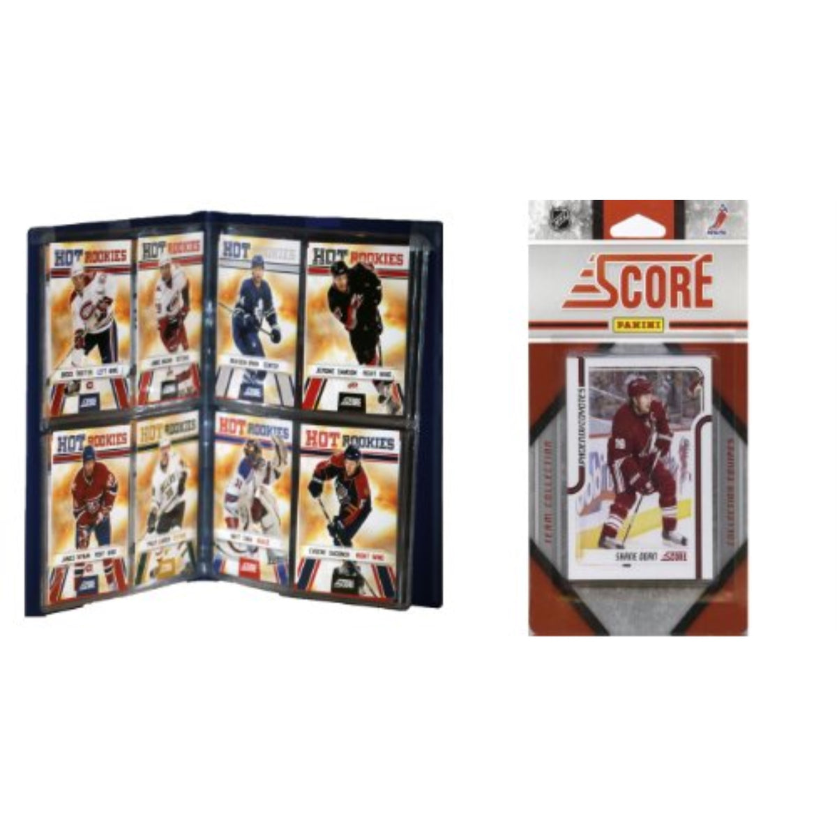 NHL Phoenix Coyotes Licensed 2011 Score Team Set and Storage Album