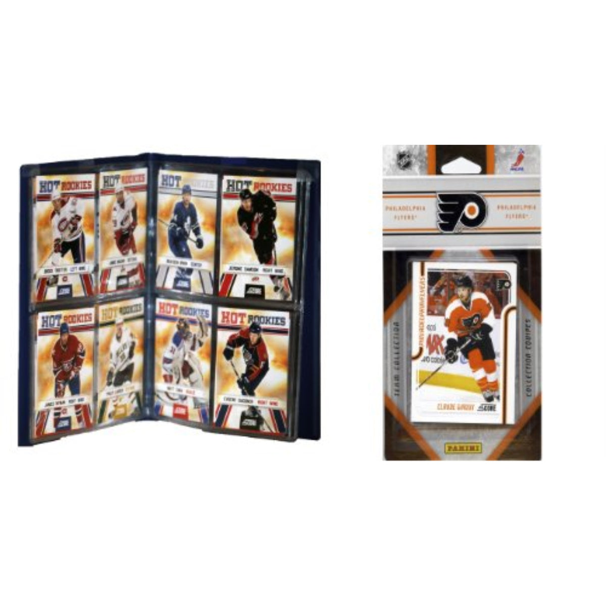 NHL Philadelphia Flyers Licensed 2011 Score Team Set and Storage Album