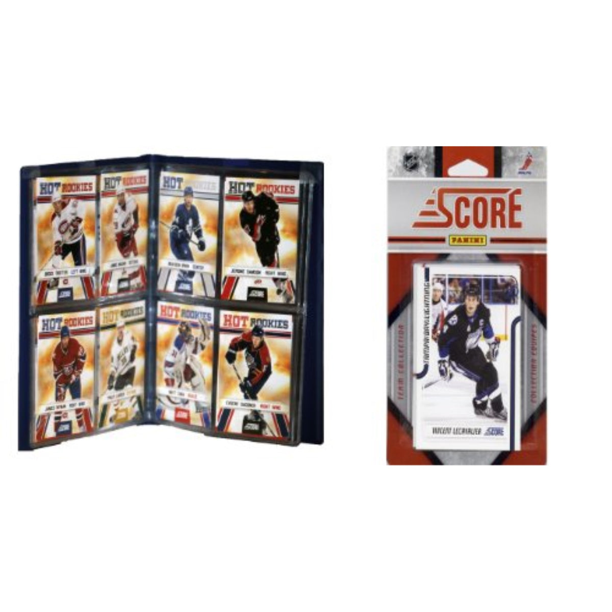 NHL Tampa Bay Lightning Licensed 2011 Score Team Set and Storage Album