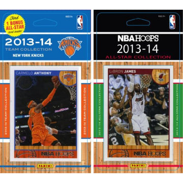 Nba New York Knicks Licensed 2013-14 Hoops Team Set Plus 2013-24 Hoops All-Star Set