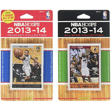 Nba Brooklyn Nets Licensed 2013-14 Hoops Team Set Plus 2013-24 Hoops All-Star Set
