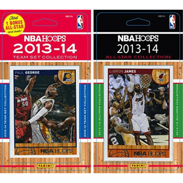 Nba Indiana Pacers Licensed 2013-14 Hoops Team Set Plus 2013-24 Hoops All-Star Set