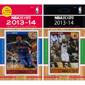Nba Detroit Pistons Licensed 2013-14 Hoops Team Set Plus 2013-24 Hoops All-Star Set