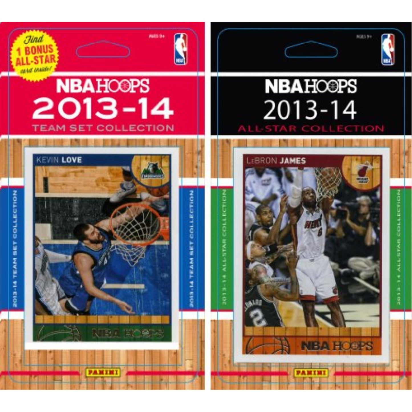 Nba Minnesota Timberwolves Licensed 2013-14 Hoops Team Set Plus 2013-24 Hoops All-Star Set