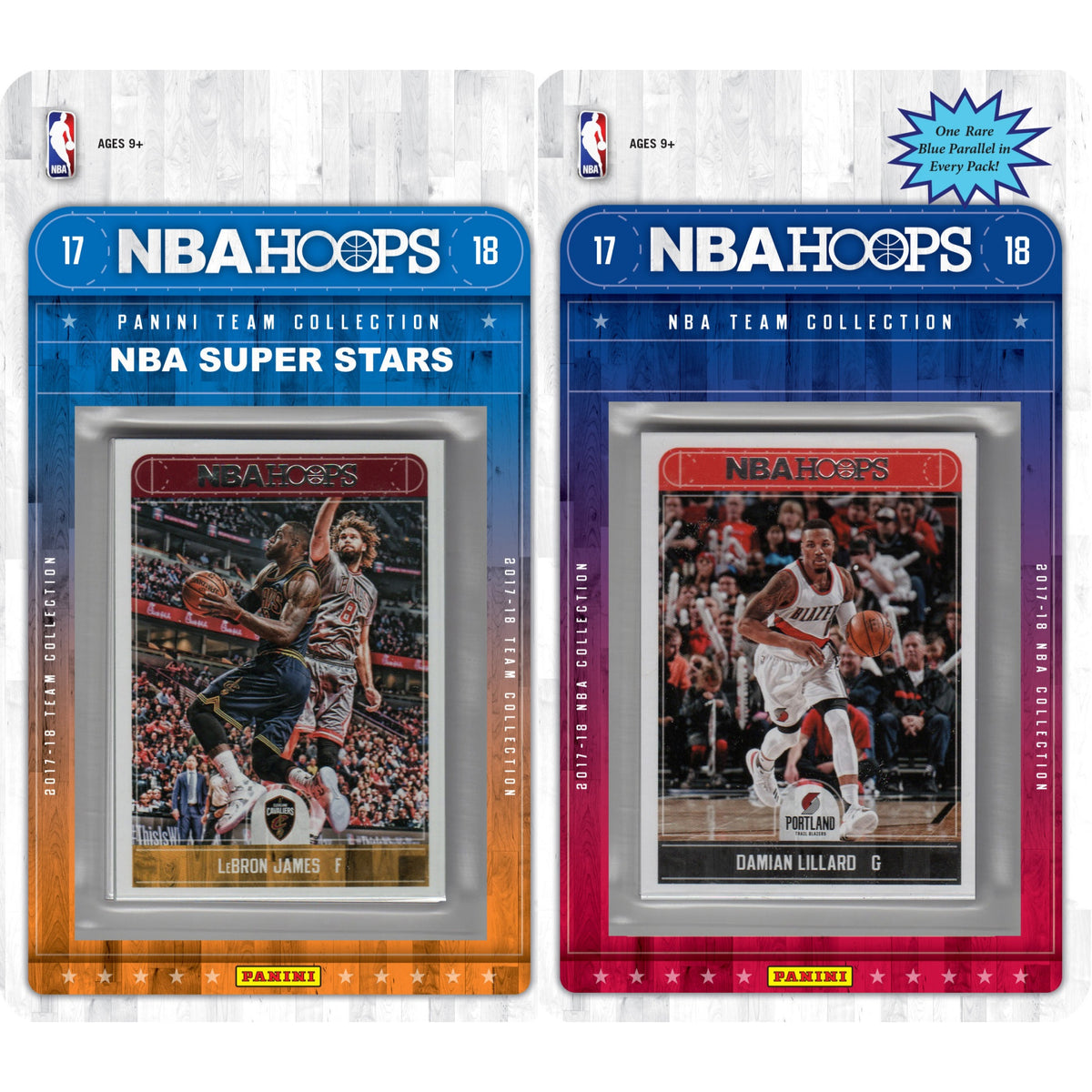 NBA Portland Trail Blazers Licensed 201718 Hoops Team Set Plus 201718 Hoops AllStar Set
