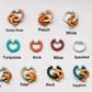 Silicone  Beaded Rattle Rings