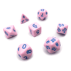Cotton Candy – Pink & Blue 7-Piece Acrylic D&D Dice Set