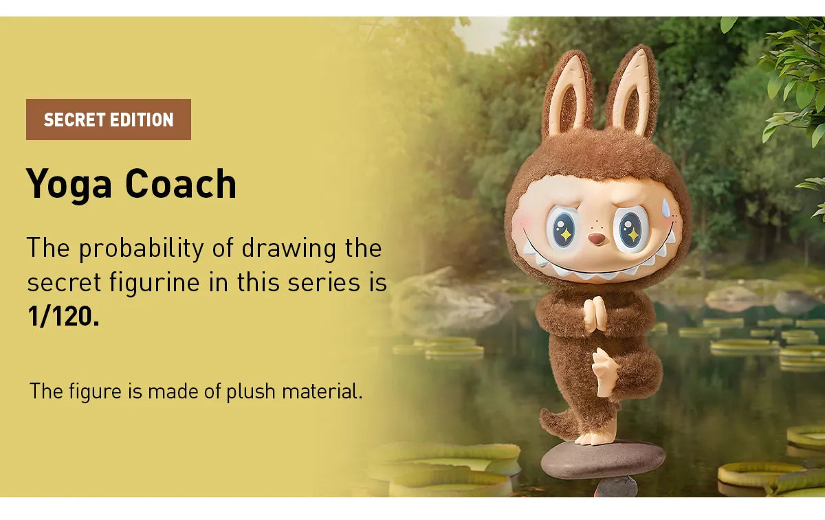 [In Stock] POPMART Labubu Lazy Yoga Series Figures Blind Box (SEALED)