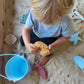Silicone Sand bucket with toys and shovel