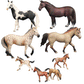 Cross-border Solid Simulation Horse Model Toy Quart Horse White Horse Pony Scene Accessories Children's Toys Early Education