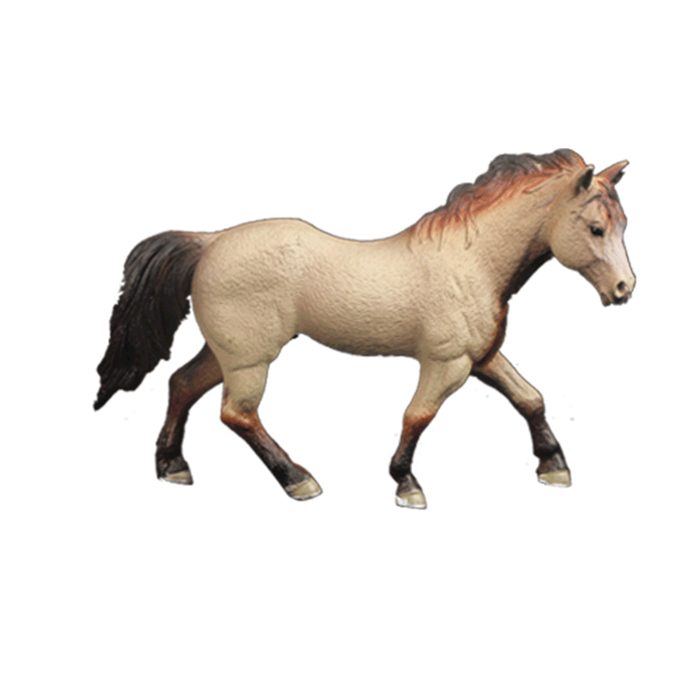 Cross-border Solid Simulation Horse Model Toy Quart Horse White Horse Pony Scene Accessories Children's Toys Early Education