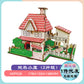 diy hut assembled small house model children's puzzle handmade three-dimensional jigsaw puzzle stall children's toys
