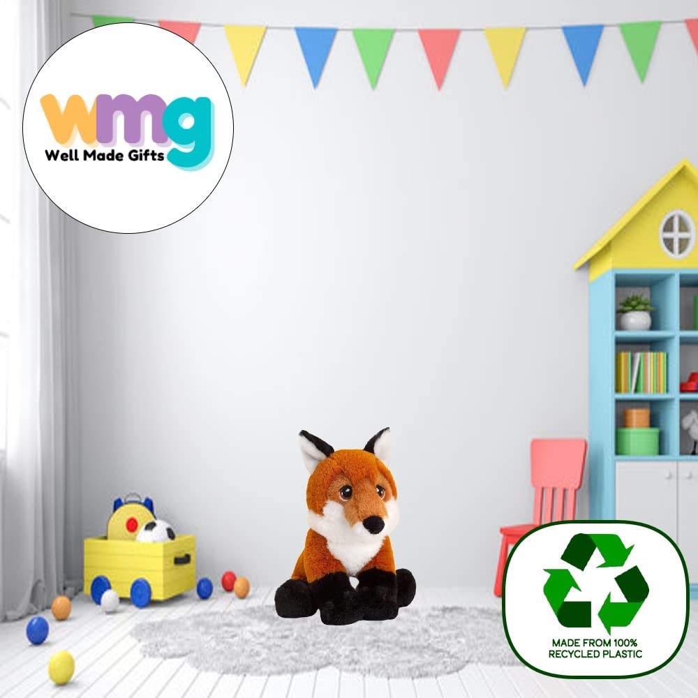 Deluxe Paws 100% Recycled Plush Eco Toys (Fox)