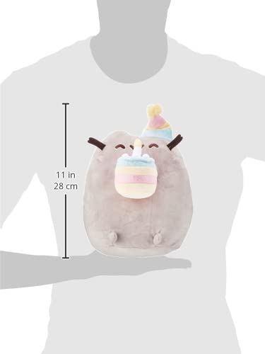 Gund Pusheen Birthday Cake Plush Stuffed Animal Cat, 9.5''