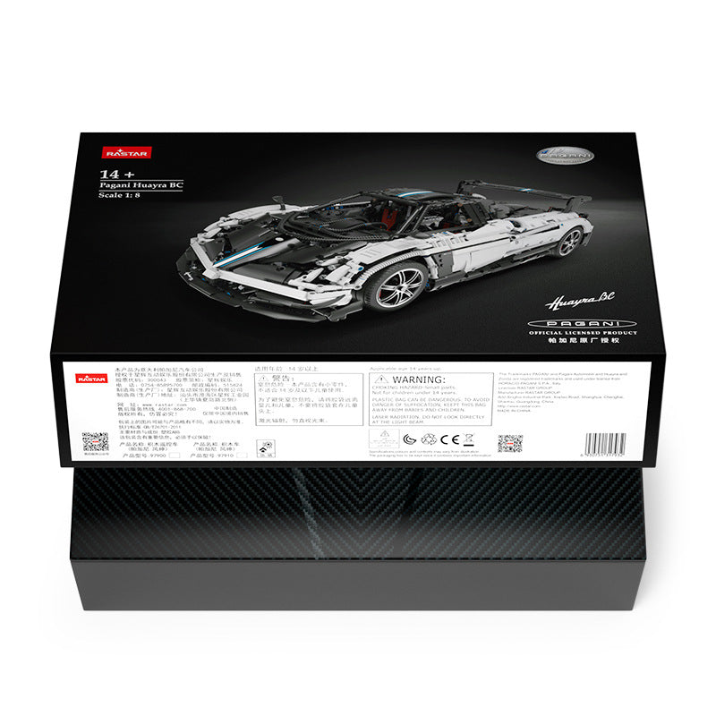 F1 Cross-Border Genuine Pagani Xinghui 97900 Assembled Sports Car Model 1:8 Building Block Car Boy Gift Wholesale