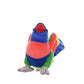 Wild Republic Lorikeet Plush Toy, 8 Inches, Multicolour, Soft Polyester Stuffed Animal for Kids, Model 11693