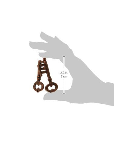 Bepuzzled | Key Hanayama Metal Brainteaser Puzzle Mensa Rated Level 1, For Ages 12 And Up