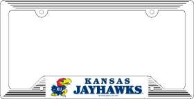 Wincraft NCAA Kansas Jayhawks Plastic License Plate Frame, Team Color, One Size