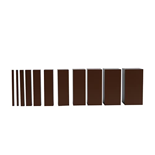 Adena Montessori Small Brown Stair Materials (5X5X10Cm)