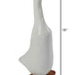 Bare Decor Albert The Duck, Hand Carved And Painted White, Bamboo Root Figurine, 15''