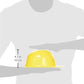 Rhode Island Novelty Child Size Plastic Yellow Construction Hat, 12 Hats Per Order