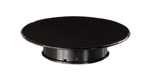 AUTOart Rotary Display Turntable Stand, Medium 10" for 1/64 to 1/18 Scale Models, Plastic, Model AUT98014, Black Top