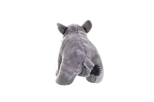 Wild Republic Rhino Baby Plush Stuffed Animal, 8 Inches Grey Cuddlekins, Soft Polyester Toy for Kids