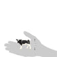 Schleich Farm World, Farm Animal Toys For Kids And Toddlers, Black And White Baby Holstein Cow Toy, Ages 3+, Multicolor, 2 Inch