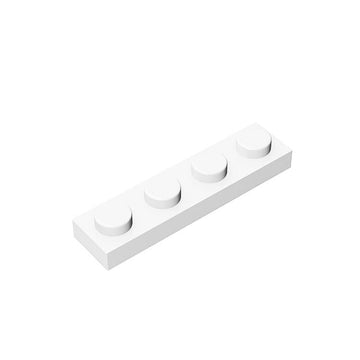 Classic Building Plate 1X4,100 Piece, Compatible With Lego Parts And Pieces 3710, Creative Play Set - 100% Compatible With Lego