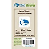 Swan Card Sleeves (45X90Mm) - 150 Thin Power Grid (Money)