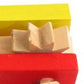 Judaica Place Small Wood Noise Maker Gragger (5.5") - Colorful Purim Toy
