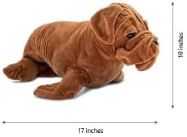 Randimals Sea Lion Plush Stuffed Toy Mastiff Dog Face 15   Soft & Huggable  enhanced Quality Hybrid Animal Friend Encourages Adventure & Imagination