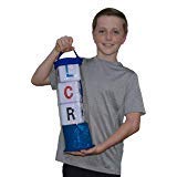 Lcr Big Left Center Right™ Dice Game - Zip Bag (Blue)