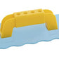 Snow Toy Trowel Rectangle Shape - Kids Beach Sand Fun Toy Light Blue & Yellow Hand Trowel, Sturdy And Well Designed. By Superio