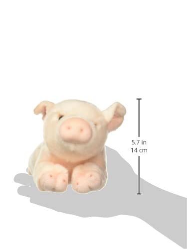Aurora Realistic Miyoni Pig Stuffed Animal - Lifelike Detail - Cherished Companionship - Pink 11 Inches