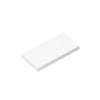 Classic Tiles Block Bulk, White Tiles 2X4, Building Tiles Flat 100 Piece, Compatible With Lego Parts And Pieces: 2X4 White Tiles