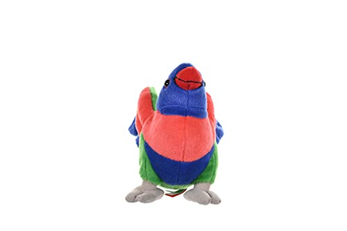 Wild Republic Lorikeet Plush Toy, 8 Inches, Multicolour, Soft Polyester Stuffed Animal for Kids, Model 11693